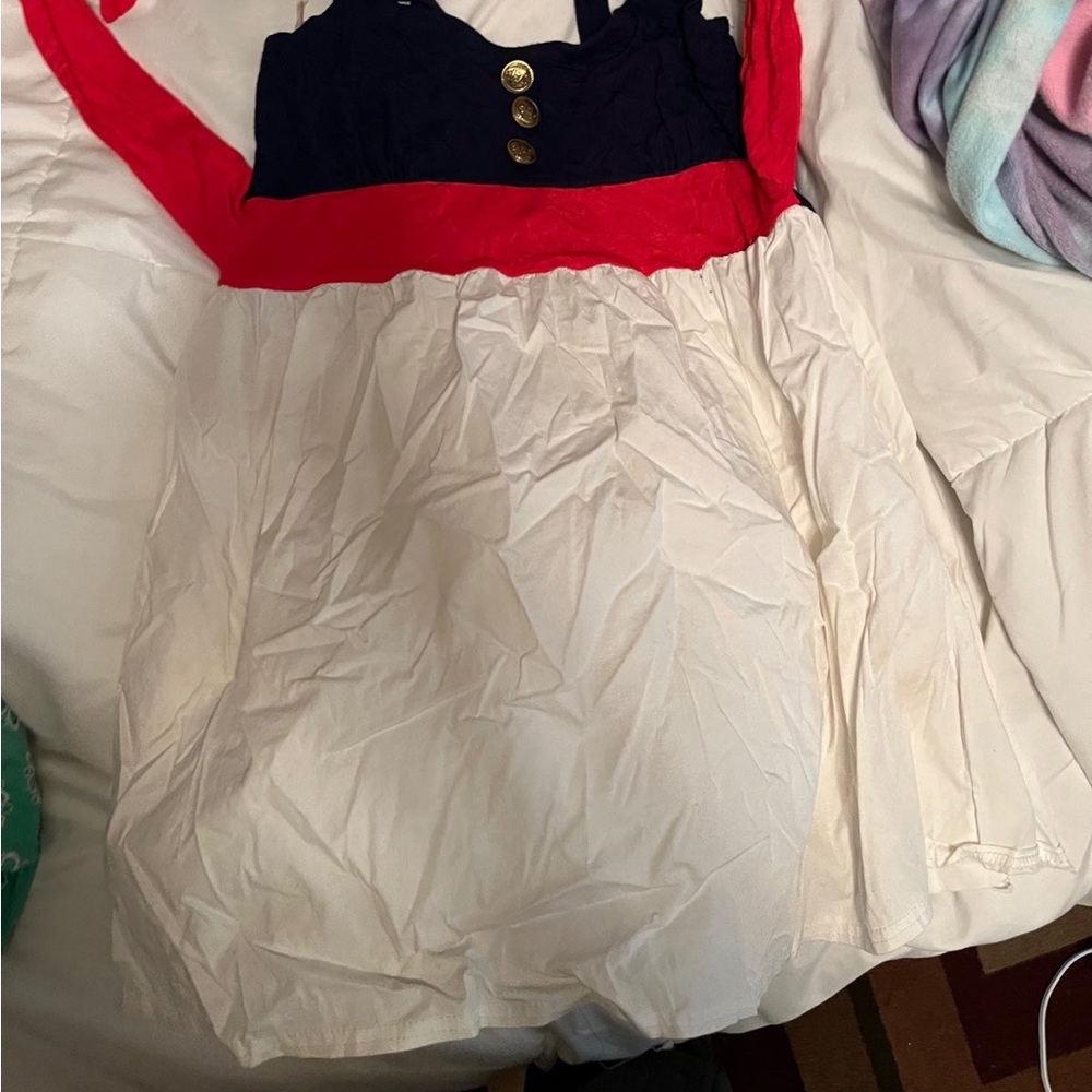 URBAN OUTFITTERS RED WHITE BLUE DRESS FOURTH OF JULY